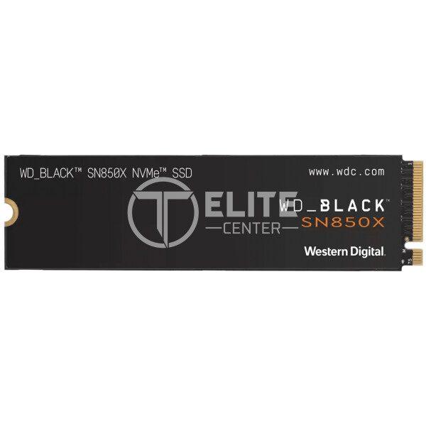 WD_BLACK SN850X NVMe SSD WDS200T2X0E - SSD - 2 TB - interno - M.2 2280 - PCIe 4.0 x4 (NVMe) - en Elite Center
