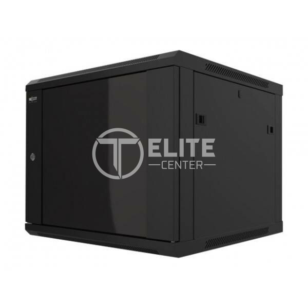 Nexxt Solutions - Rack armario - instalable en pared - RAL 9005, negro barniz - 18U - 19" - en Elite Center