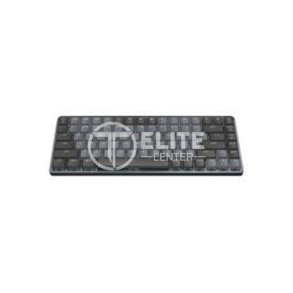 Logitech Master Series MX Mechanical Mini - Teclado - retroiluminación - inalámbrico - Bluetooth LE - QWERTY - español - interruptor: Tactile Quiet - grafito - en Elite Center