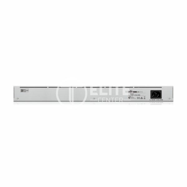 Ubiquiti UniFi Switch USW-48-POE - Conmutador - Gestionado - 48 x 10/100/1000 (32 PoE+) + 4 x Gigabit SFP - sobremesa, montaje en rack - PoE+ (195 W) - en Elite Center
