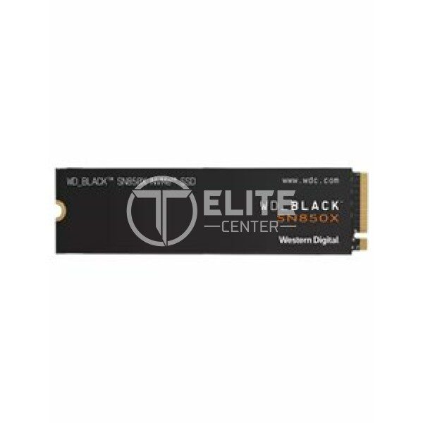 WD_BLACK SN850X NVMe SSD WDS200T2X0E - SSD - 2 TB - interno - M.2 2280 - PCIe 4.0 x4 (NVMe) - en Elite Center